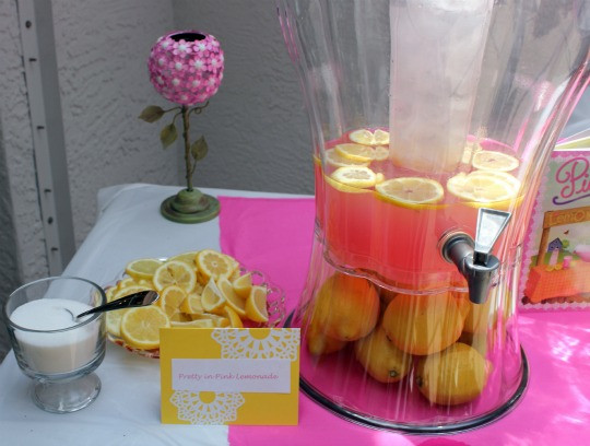 Pink Lemonade Punch Recipes For Baby Shower
 My Pink Lemonade Baby Shower BonBon Rose Girls