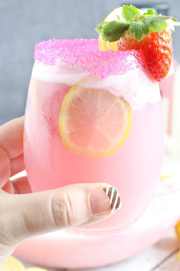 Pink Lemonade Punch Recipes For Baby Shower
 Pink Sherbet Punch Strawberry Lemonade