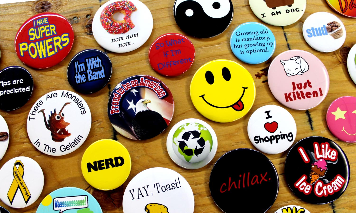 picture button pins