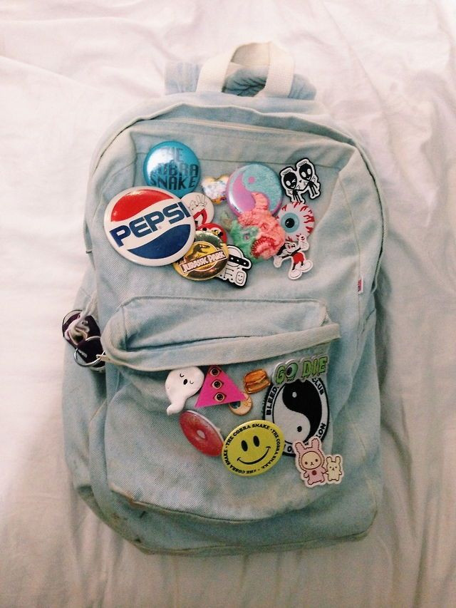 Pins On Backpack
 the sun will rise and we will try again ∙