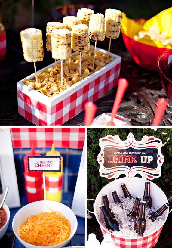 Pinterest Backyard Bbq Engagement Party Ideas
 Summer outdoor BBQ ideas Love the corn on the cobb This