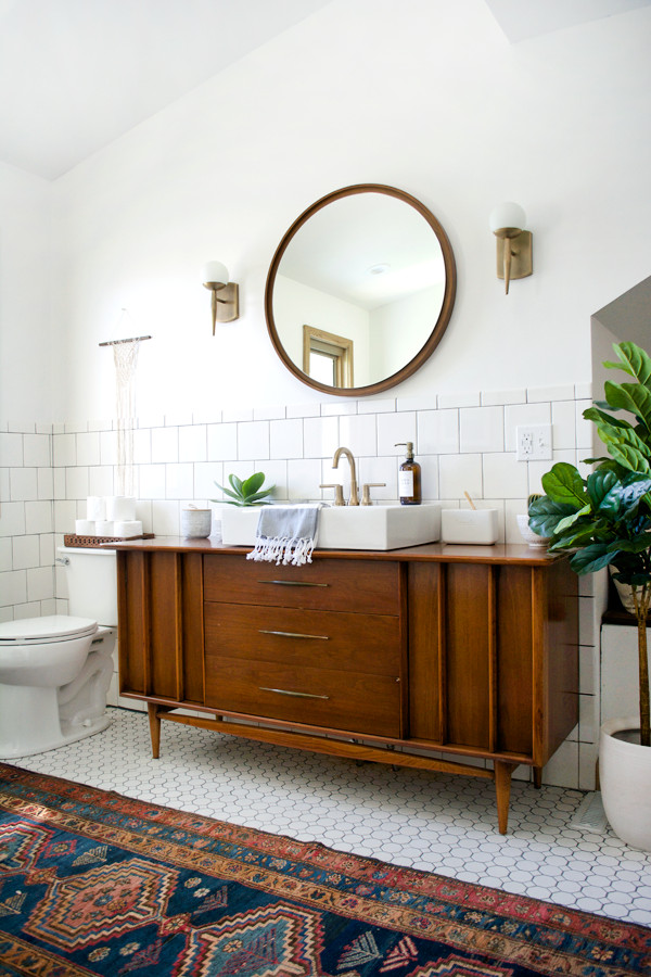 Pinterest Bathroom Decor
 Modern Vintage Bathroom Reveal