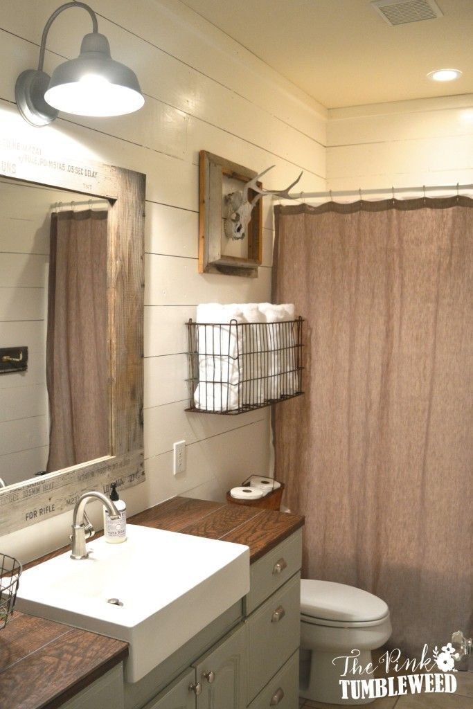 Pinterest Bathroom Decor
 Best 25 Rustic bathroom makeover ideas on Pinterest