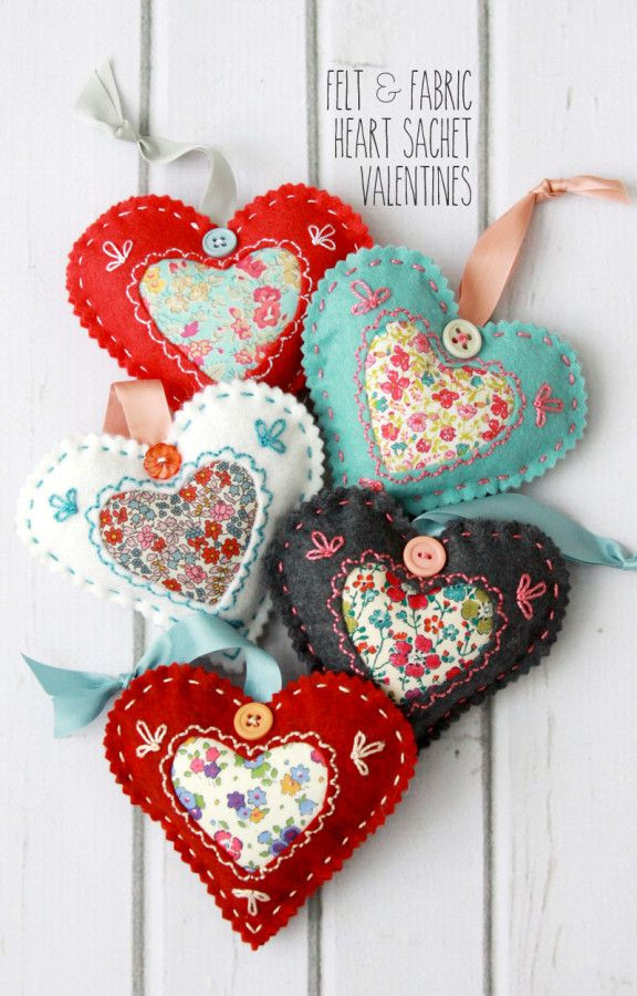 Pinterest Valentines Gift Ideas
 DIY Fabric Heart Valentines