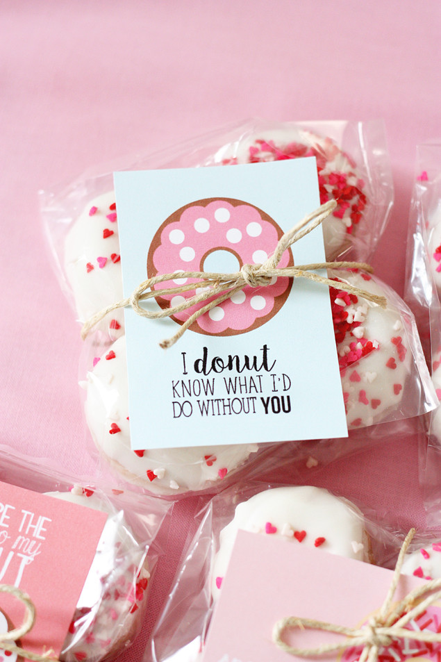 Pinterest Valentines Gift Ideas
 Valentine Donut Printables Eighteen25