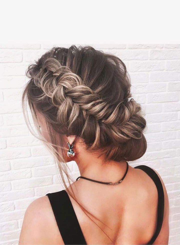Pinterest Wedding Hairstyle
 Beautiful crown braid with updo wedding hairstyle