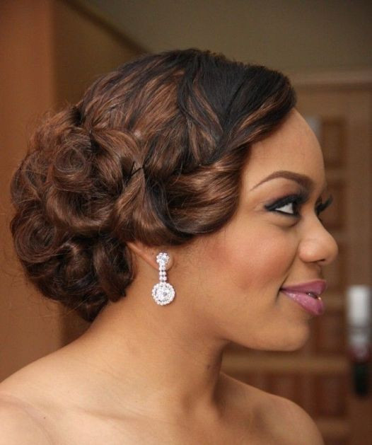 Pinup Wedding Hairstyles
 20 Gorgeous Black Wedding Hairstyles