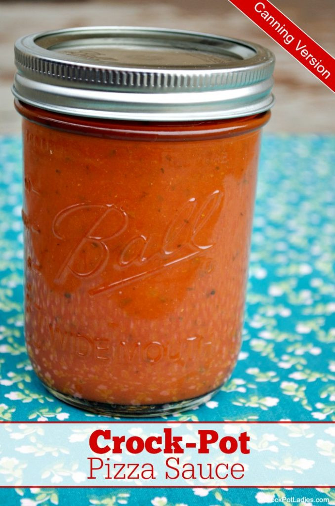 Pizza Sauce Recipe For Canning
 Crock Pot Pizza Sauce Canning Version Crock Pot La s