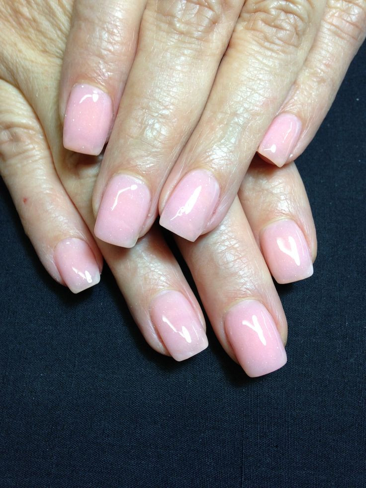 Plain Nail Designs
 Plain pink nails Acrylic nail designs Pinterest