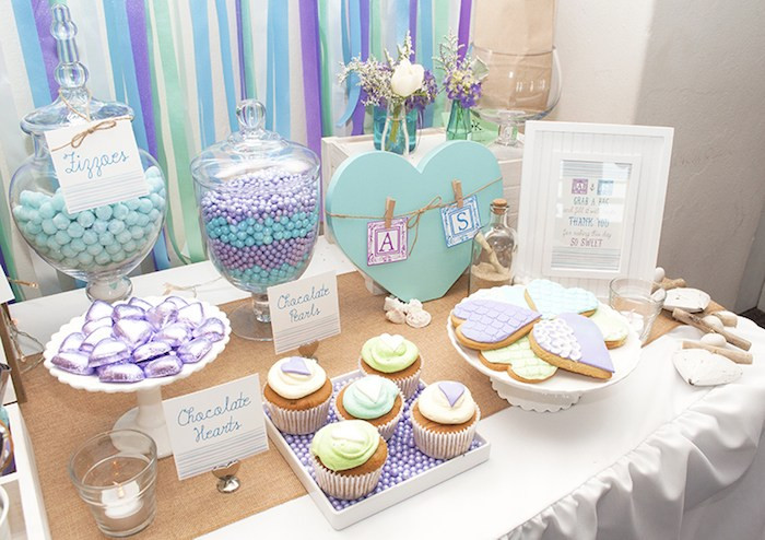 Planning A Engagement Party Ideas
 Kara s Party Ideas Beach Themed Engagement Party Planning