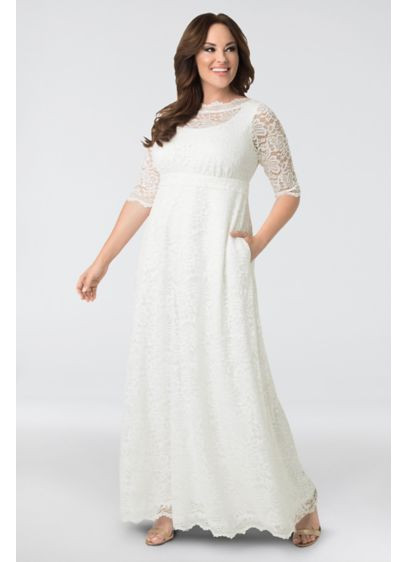 Plus Size Simple Wedding Dresses
 Sweet Serenity Plus Size Wedding Gown