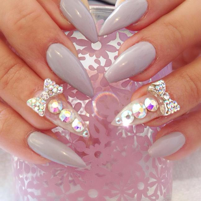 Pointy Nail Ideas
 30 Fabulous Pointy Nail Designs To Try Be Modish