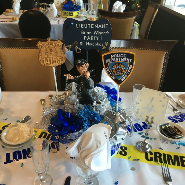 Police Academy Graduation Party Ideas
 13 best Police retirement party DIY images on Pinterest