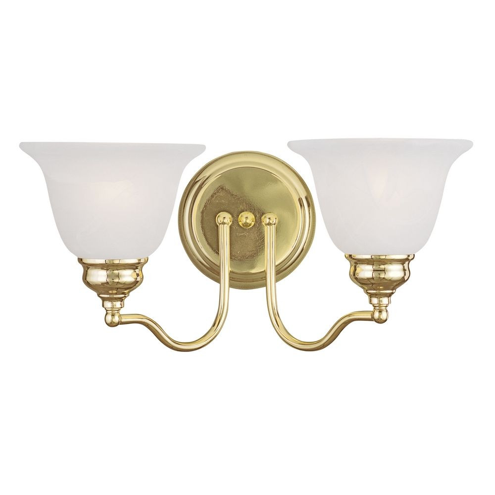 Polished Brass Bathroom Lights
 Livex Lighting Es Polished Brass Bathroom Light