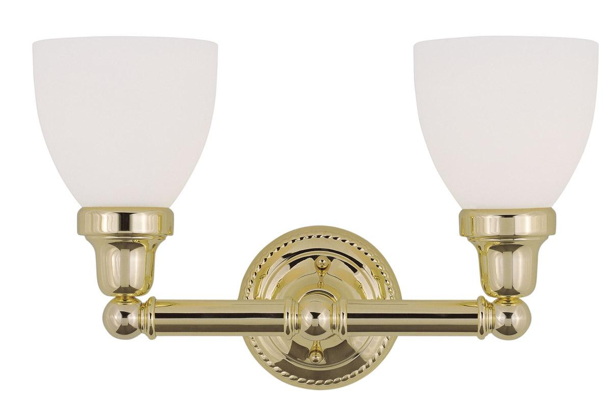 Polished Brass Bathroom Lights
 Livex 2 Light Polished Brass Classic Bathroom Vanity Wall