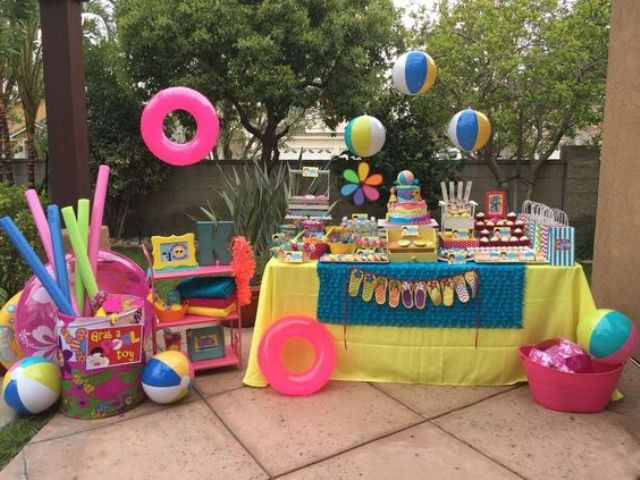 Pool Party Decoration Ideas
 23 Colorful Kid’s Pool Party Decorations Shelterness