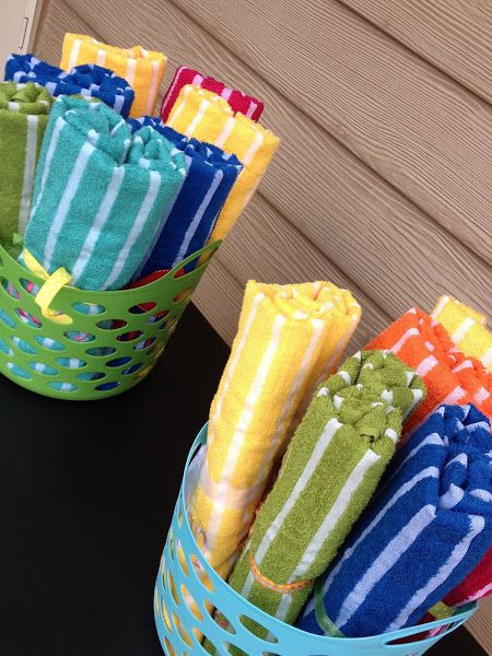 Pool Party Favor Ideas For Kids
 Beach towels as party favors for pool party