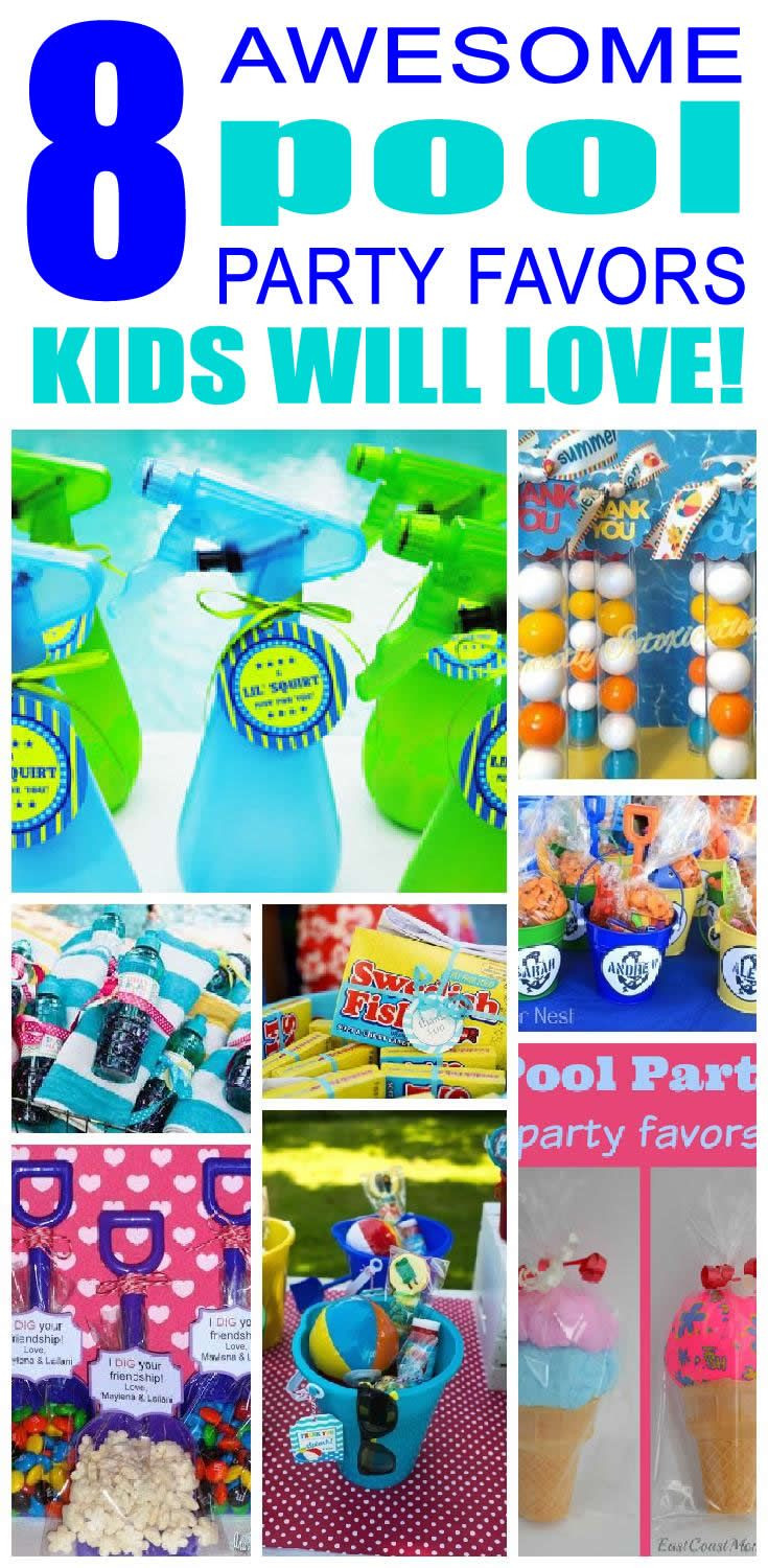 Pool Party Favor Ideas For Kids
 Pool Party Favor Ideas