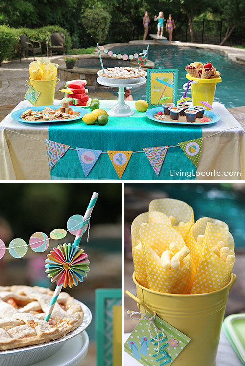 Pool Party Food Ideas
 Birthday Party Themes DIY Ideas and Free Party Printables