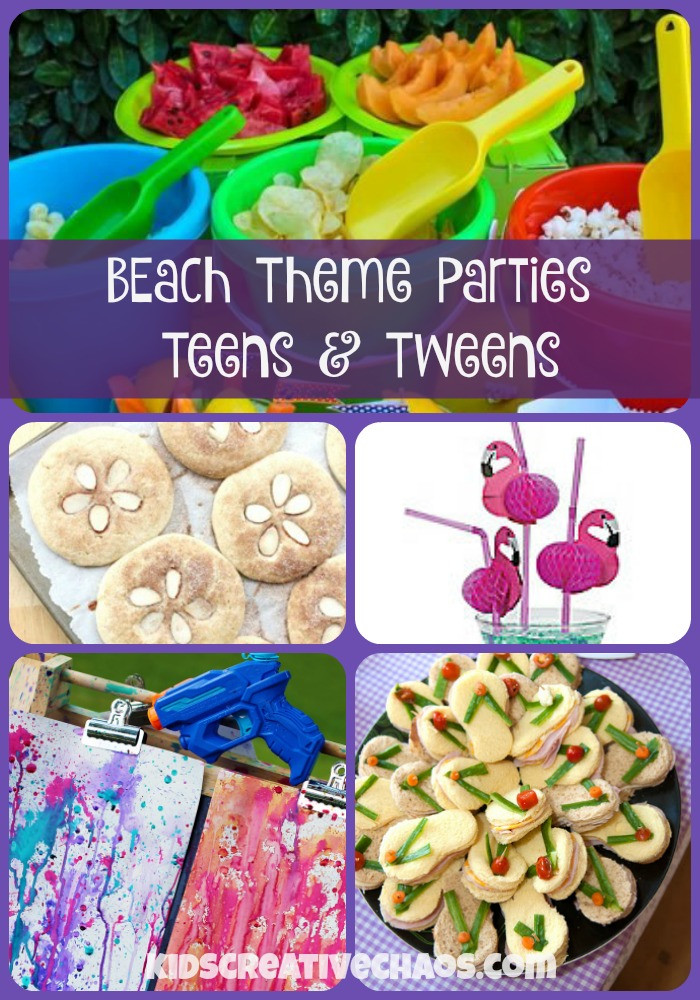 Pool Party Food Ideas For Tweens
 Beach Theme Pool Party Ideas for Teens and Tweens Kids
