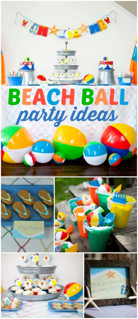 Pool Party Ideas For Boys
 Kids Beach Theme Party Ideas Hip Who Rae