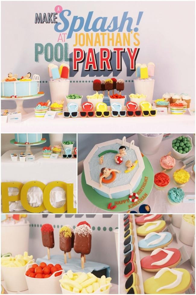 Pool Party Ideas For Boys
 Splish Splash It s a Pool Party Bash Spaceships and