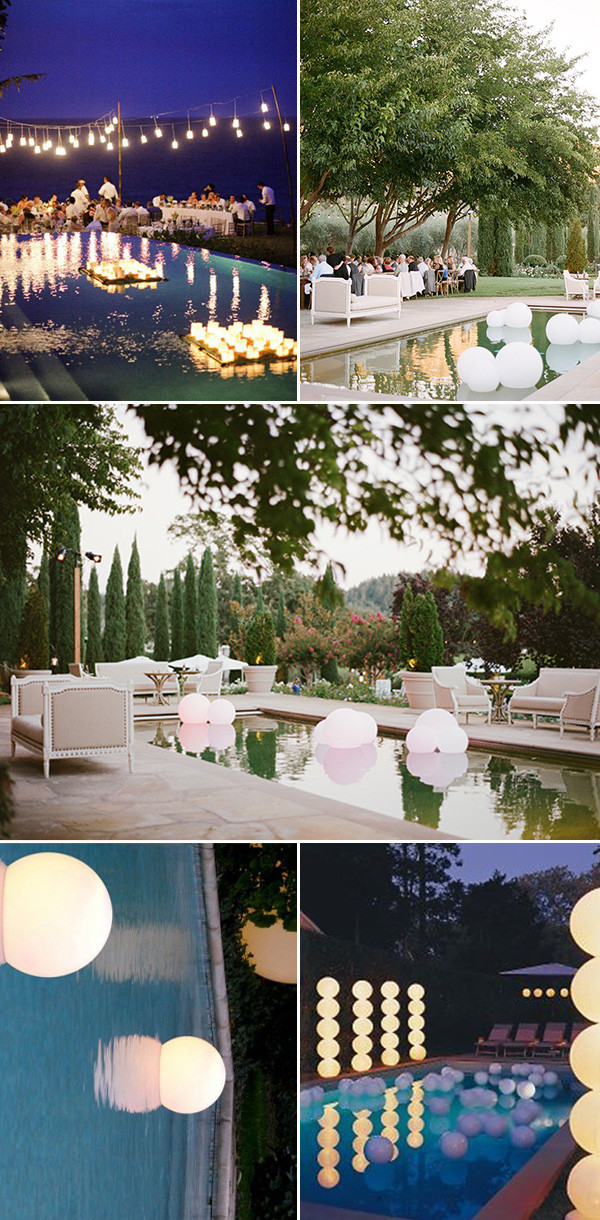 Pool Wedding Decorations
 Outdoor Wedding Ideas 20 Amazing Ways To Use Floating Lanterns