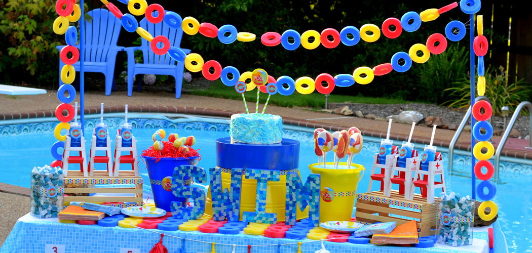Poolside Birthday Party Ideas
 Pool Party Birthday Theme