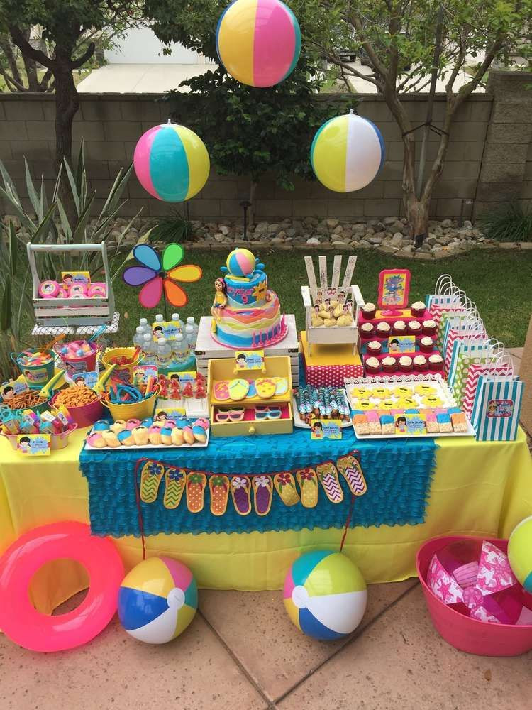 Poolside Birthday Party Ideas
 Swimming Pool Summer Party Summer Party Ideas