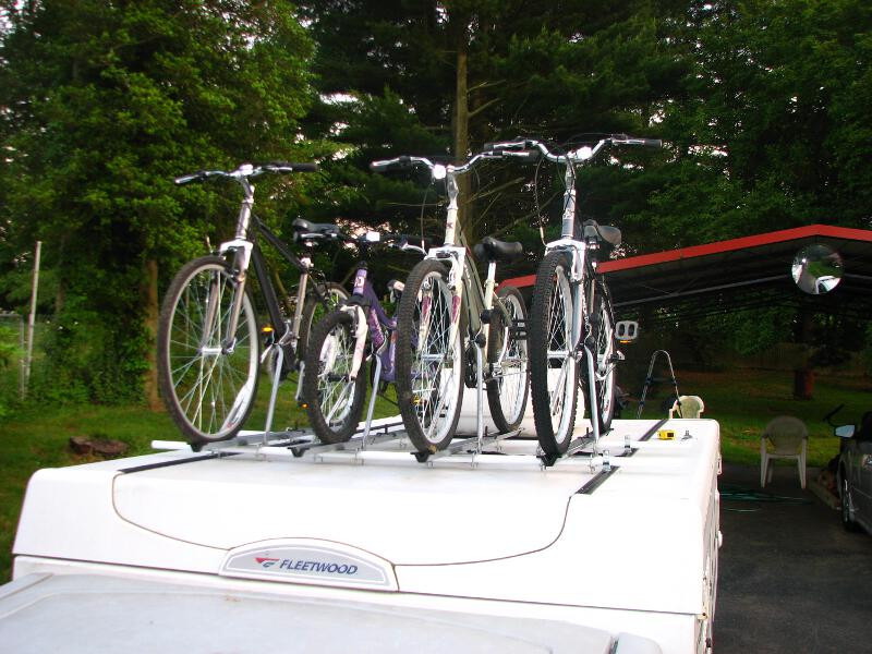 Pop Up Camper Bike Rack DIY
 Popup camper bike rack