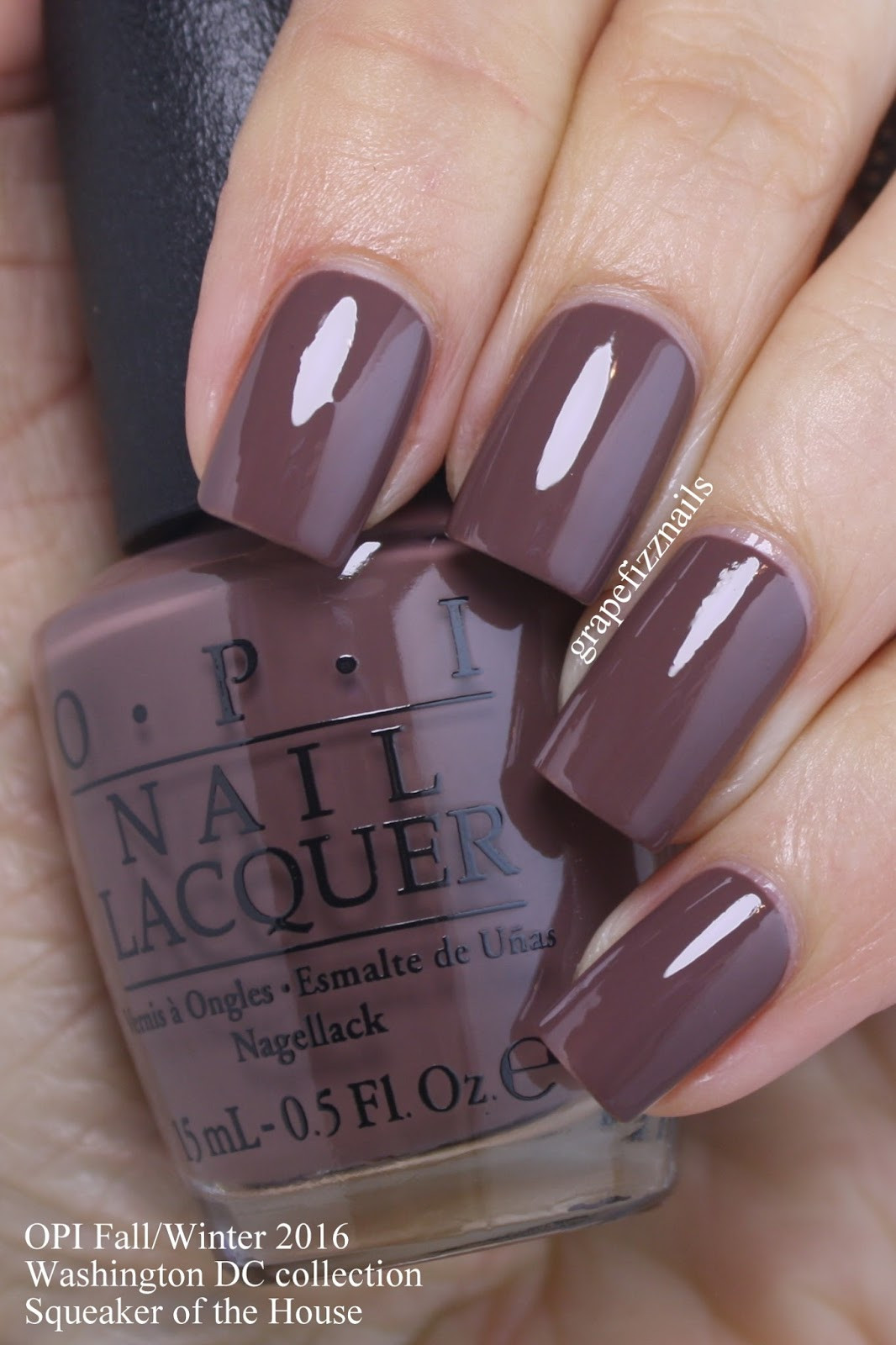 Popular Fall Nail Colors
 Grape Fizz Nails OPI Washington DC Collection for Fall