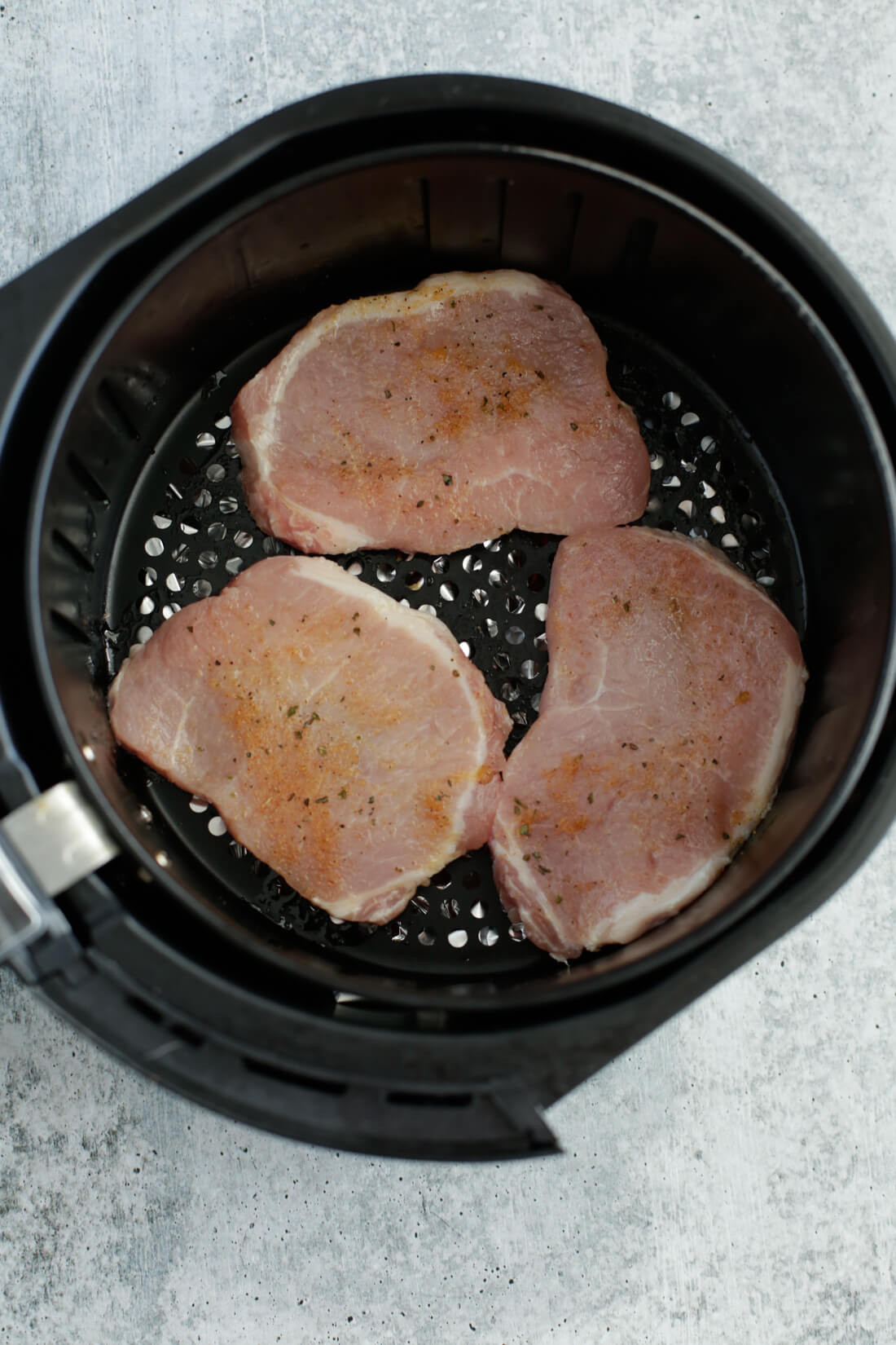 1 inch pork chops in air fryer