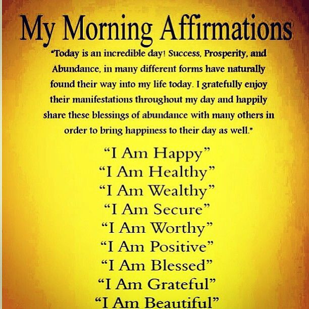 Positive Affirmations Quotes
 Positive Self Affirmations Quotes QuotesGram