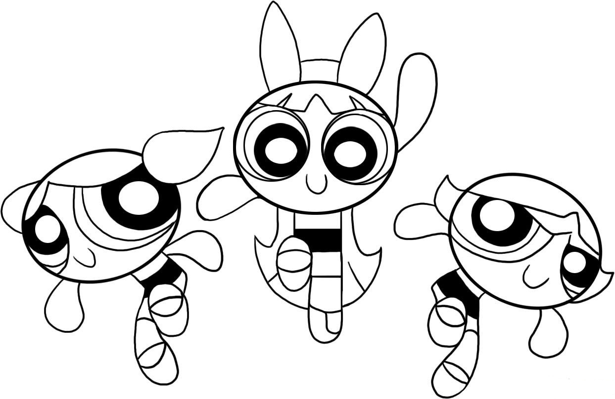 Powderpuff Girls Coloring Pages
 Craftoholic August 2013