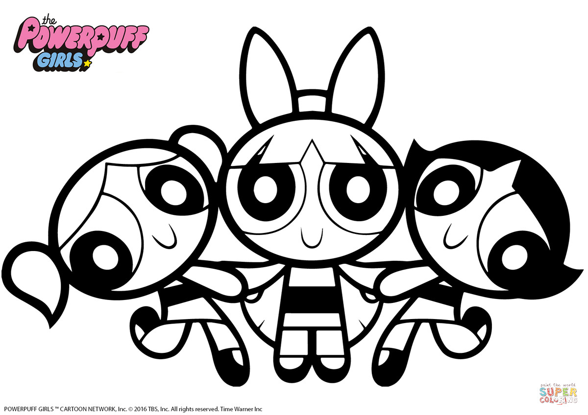 Power Puff Girls Coloring Sheets
 Powerpuff Girls coloring page