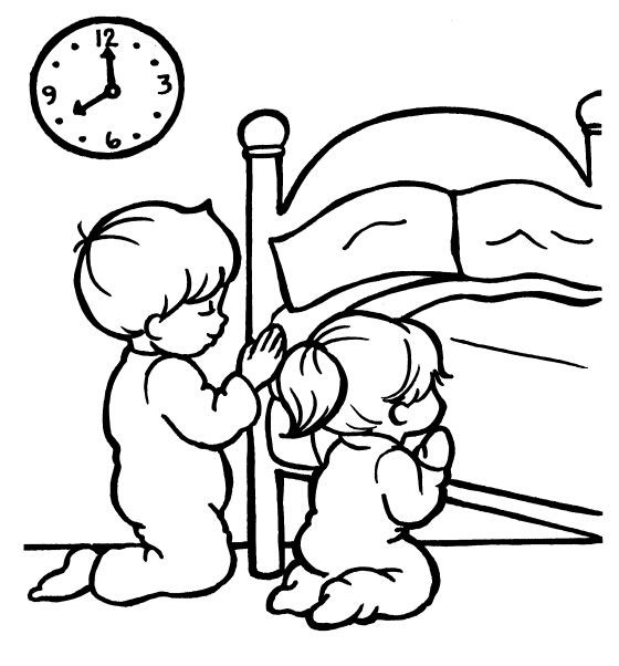Prayer Coloring Pages For Kids
 Lds Prayer Coloring Page