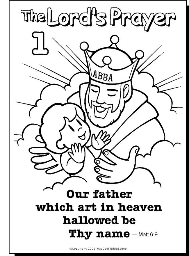 Prayer Coloring Pages For Kids
 29 best Free printable Lord s Prayer coloring pages images