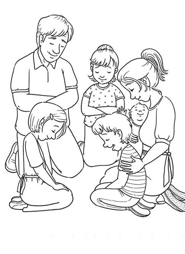 Prayer Coloring Pages For Kids
 The Lord S Prayer Coloring Pages For Children Coloring Home