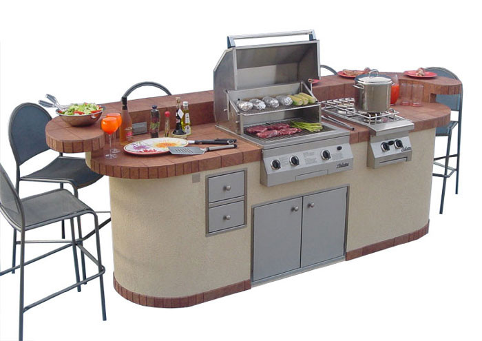 Prefabricated Outdoor Kitchen Islands
 6 Fabulous Prefab outdoor kitchen grill islands