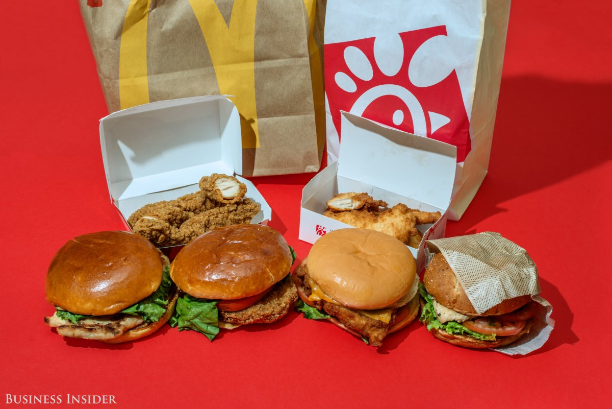 Premium Chicken Sandwiches
 McDonald s chicken takes on Chick fil A Business Insider