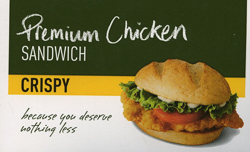 Premium Chicken Sandwiches
 McDonald’s Premium Ranch BLT Chicken Sandwich Food In