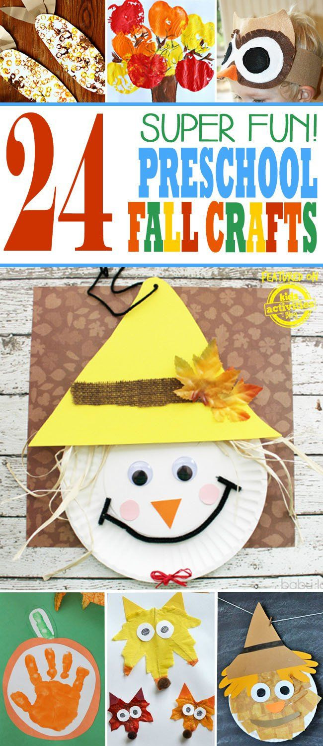 Preschool Art And Crafts
 24 Super Fun Preschool Fall Crafts