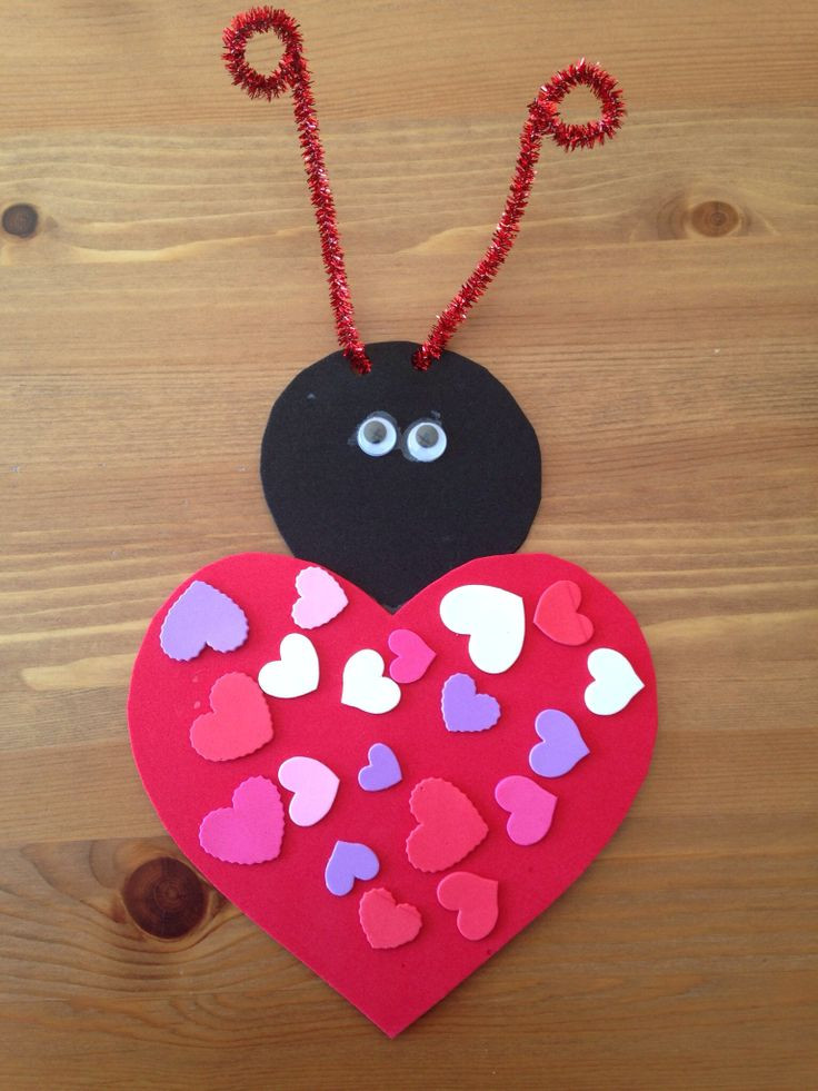 Preschool Art And Crafts
 Love Bug Craft Preschool Craft