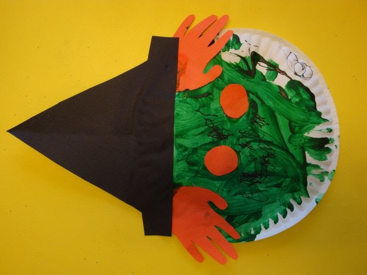 Preschool Art And Crafts
 Preschool Crafts for Kids Halloween Paper Plate Witch Craft