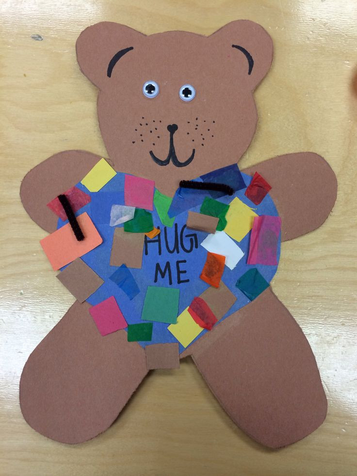 Preschool Art And Crafts
 These turned out super cute Teddy Bears for Valentines day