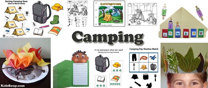 Preschool Camping Art Projects
 Camping Preschool Activities Crafts and Games