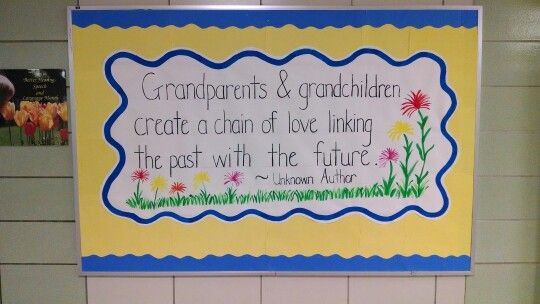 Preschool Graduation Gift Ideas From Grandparents
 Grandparents day bulletin board