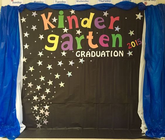 Preschool Graduation Gift Ideas From Grandparents
 Kindergarten Graduation Backdrop
