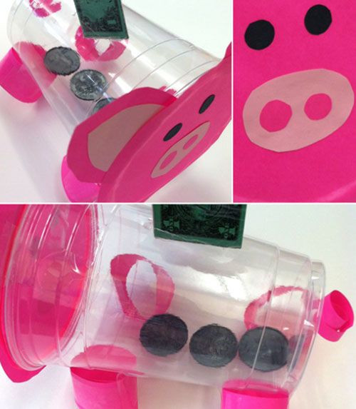 Preschool Money Crafts
 DIY Piggy Bank