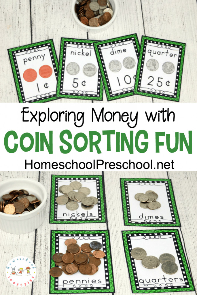 Preschool Money Crafts
 Explore Money with Preschool Coin Sorting Fun FREE